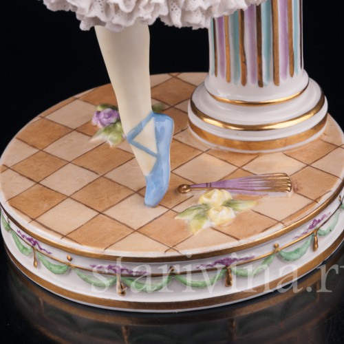 Балерина, кружевная, Volkstedt, Германия, кон. 19 - нач. 20 вв