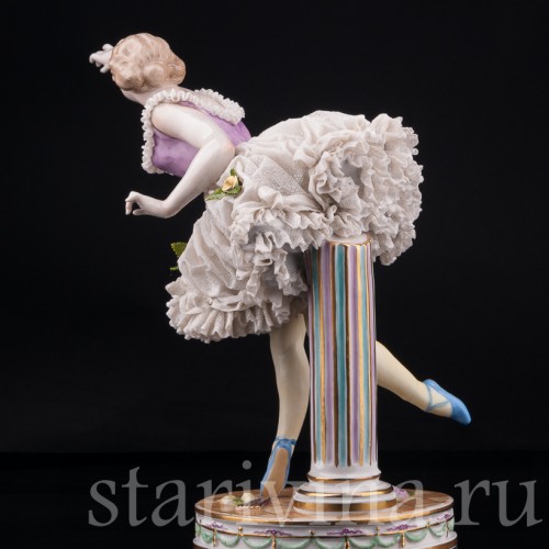 Балерина, кружевная, Volkstedt, Германия, кон. 19 - нач. 20 вв