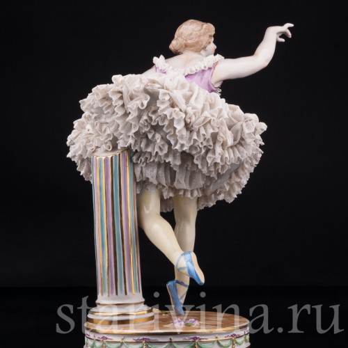 Балерина, кружевная, Volkstedt, Германия, кон. 19 - нач. 20 вв