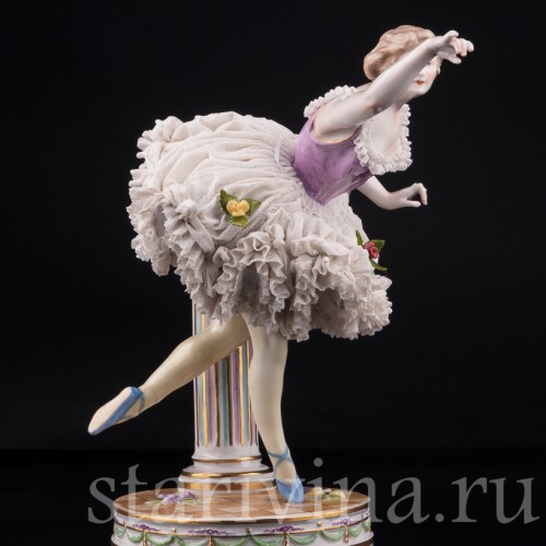 Балерина, кружевная, Volkstedt, Германия, кон. 19 - нач. 20 вв