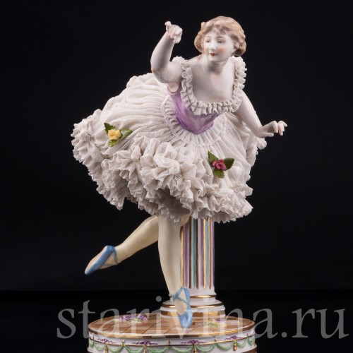 Балерина, кружевная, Volkstedt, Германия, кон. 19 - нач. 20 вв
