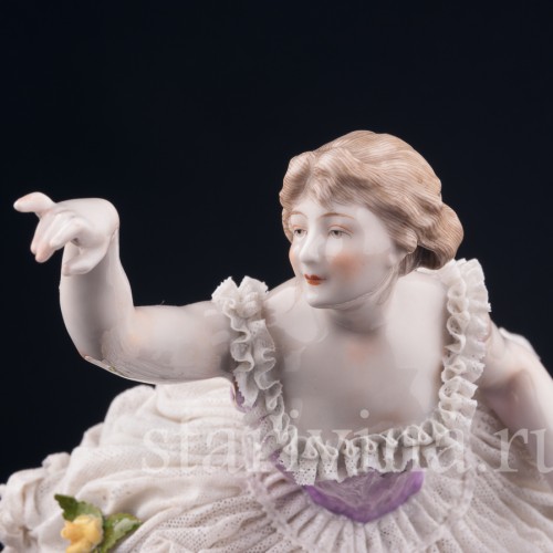 Балерина, кружевная, Volkstedt, Германия, кон. 19 - нач. 20 вв