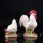 Статуэтка домашних птиц из фарфора Петух и курица, Goebel, Германия, до 1990 г.