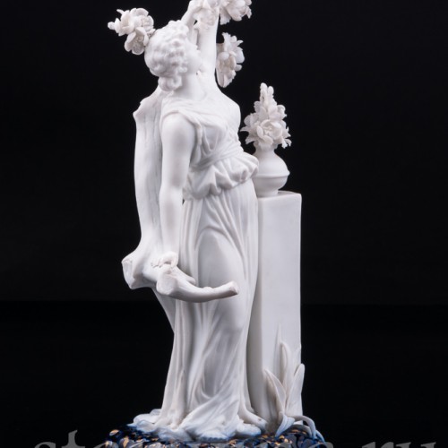 "Весна", девушка у дерева, Dressel, Kister & Co, Германия, нач. 20 в