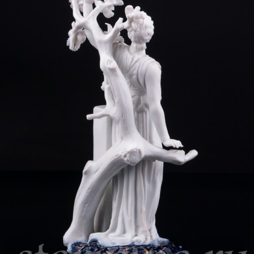 "Весна", девушка у дерева, Dressel, Kister & Co, Германия, нач. 20 в