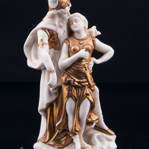 Статуэтка из фарфора Зигфрид и Брунгильда, миниатюра, Scheibe-Alsbach, Германия, нач. 20 в.