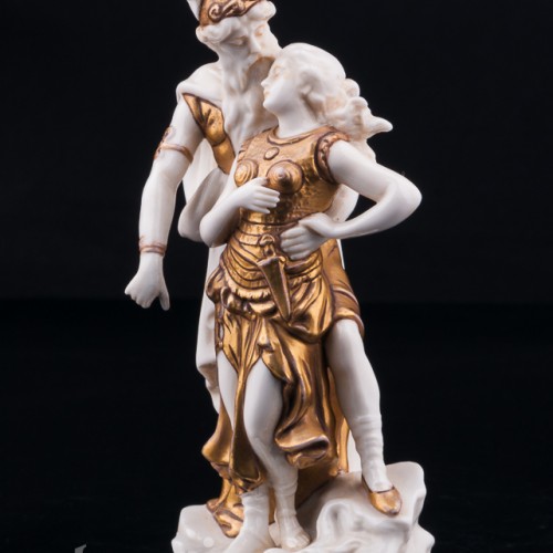 Статуэтка из фарфора Зигфрид и Брунгильда, миниатюра, Scheibe-Alsbach, Германия, нач. 20 в.