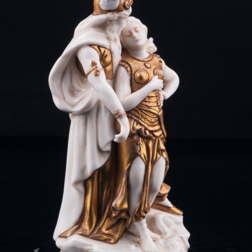 Статуэтка из фарфора Зигфрид и Брунгильда, миниатюра, Scheibe-Alsbach, Германия, нач. 20 в.