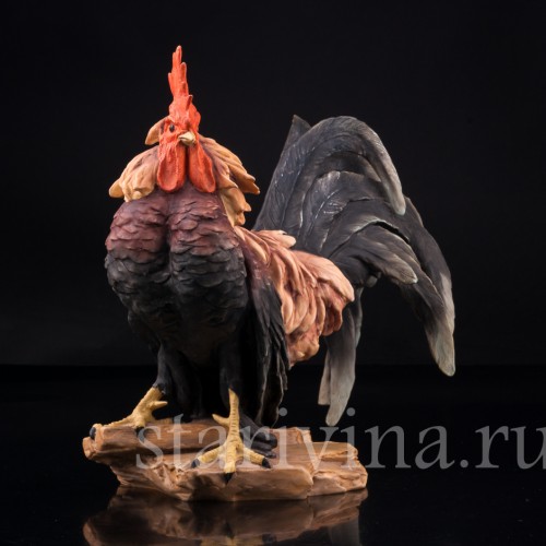 Фарфорвая статуэтка птицы Петух, Alka Kaiser, Германия, вт. пол. 20 в.