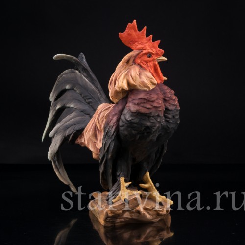 Фарфорвая статуэтка птицы Петух, Alka Kaiser, Германия, вт. пол. 20 в.