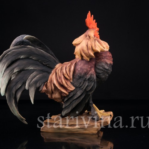 Фарфорвая статуэтка птицы Петух, Alka Kaiser, Германия, вт. пол. 20 в.