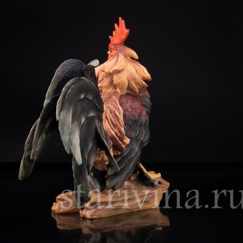 Фарфорвая статуэтка птицы Петух, Alka Kaiser, Германия, вт. пол. 20 в.