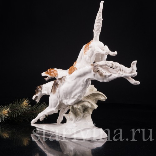 Бегущие борзые, Hutschenreuther, Германия, 1938-55 гг