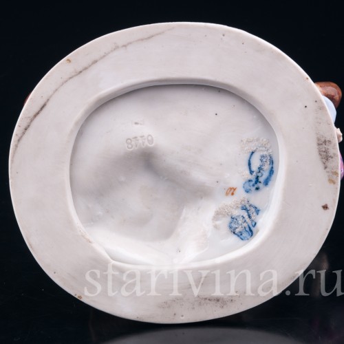 Девочка и наседка, E. A. Muller, Германия, 1890-1927 гг