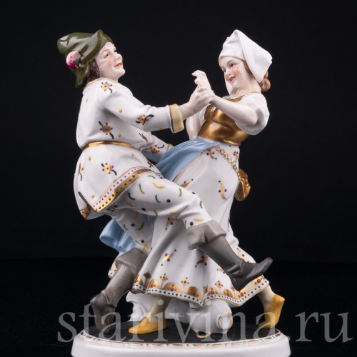Деревенские танцы, Hertwig & Co, Германия, нач. 20 в