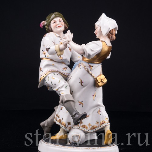 Деревенские танцы, Hertwig & Co, Германия, нач. 20 в