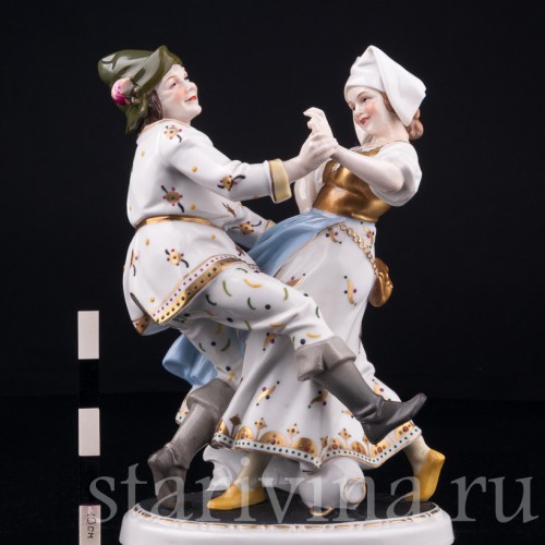 Деревенские танцы, Hertwig & Co, Германия, нач. 20 в