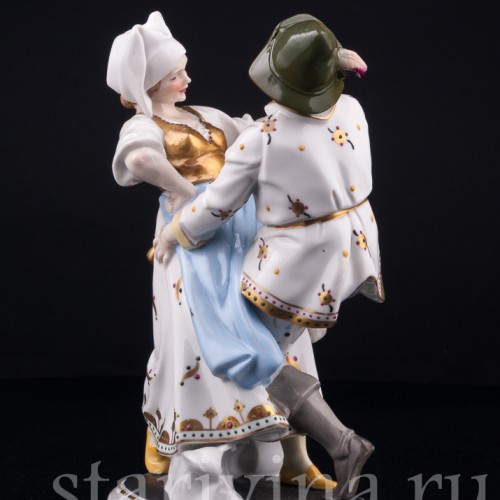 Деревенские танцы, Hertwig & Co, Германия, нач. 20 в