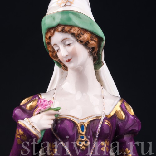 Дама в готическом костюме, Scheibe-Alsbach, Германия, пер. пол. 20 в