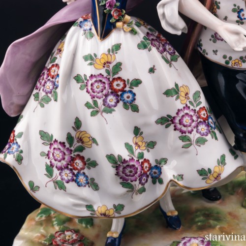 Танцующая пара, Volkstedt, Германия, до 1935 г