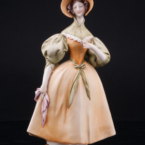 Девушка с цветком и платком, Giuseppe Cappe, Италия, 1960 гг