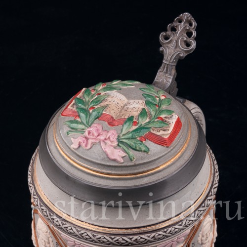 Кружка Композиторы, Reinhold Hanke, Германия, ок. 1900 гг