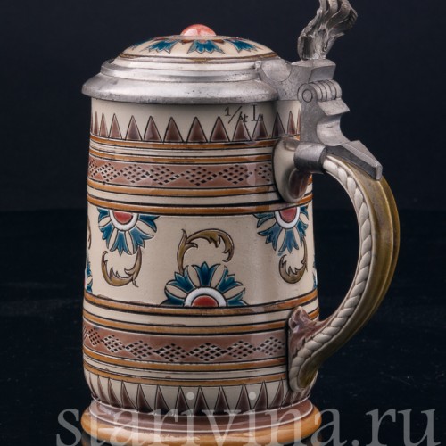 Кружка 1/4 л, Villeroy & Boch, Германия, 1890 г