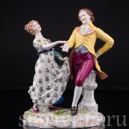 Статуэтка из фарфора Танцующая пара, Muller & Co, Германия, нач. 20 в.