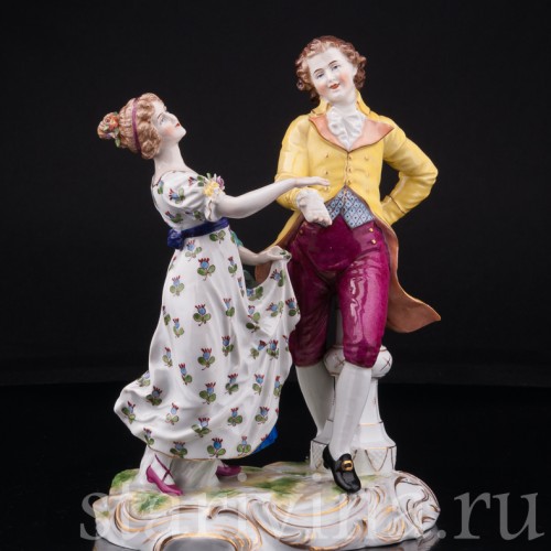 Статуэтка из фарфора Танцующая пара, Muller & Co, Германия, нач. 20 в.