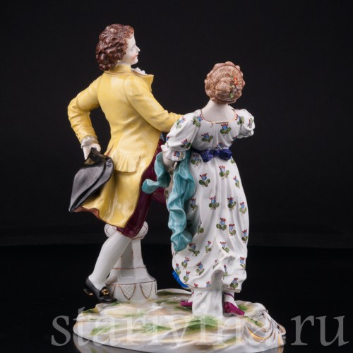 Статуэтка из фарфора Танцующая пара, Muller & Co, Германия, нач. 20 в.