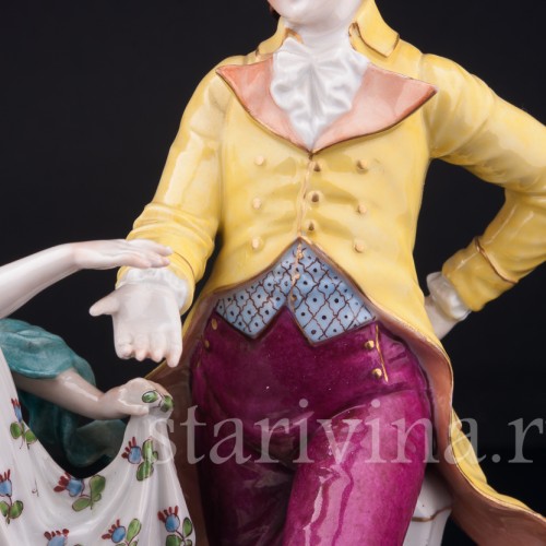 Статуэтка из фарфора Танцующая пара, Muller & Co, Германия, нач. 20 в.