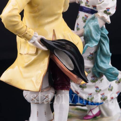 Статуэтка из фарфора Танцующая пара, Muller & Co, Германия, нач. 20 в.