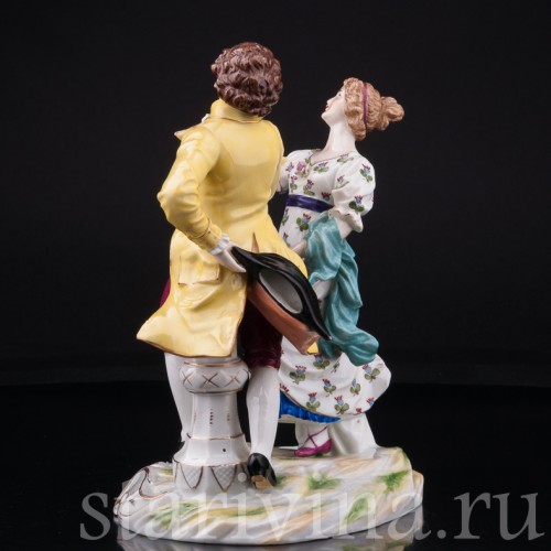 Статуэтка из фарфора Танцующая пара, Muller & Co, Германия, нач. 20 в.