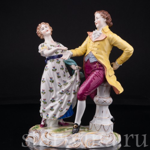 Статуэтка из фарфора Танцующая пара, Muller & Co, Германия, нач. 20 в.