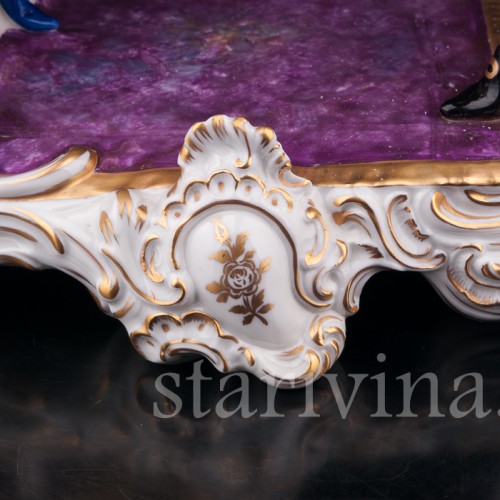 Фарфорвая статуэтка Пара на балу, Volkstedt, Германия, вт. пол. 20 в.