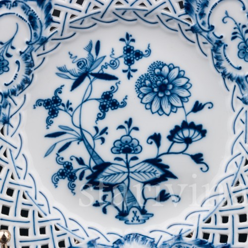 Тарелка с ажурным краем, Meissen, Германия, кон. 19 - нач. 20 вв