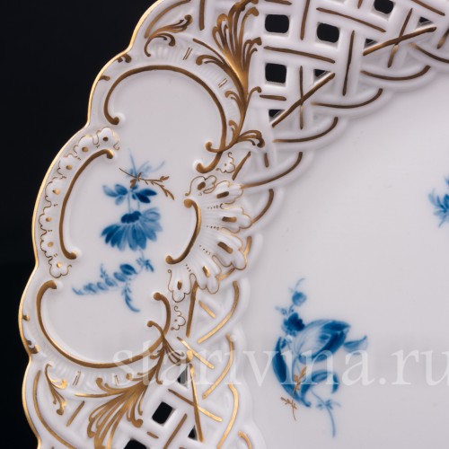 Тарелка Нежный букет, Meissen, Германия, 1962 г