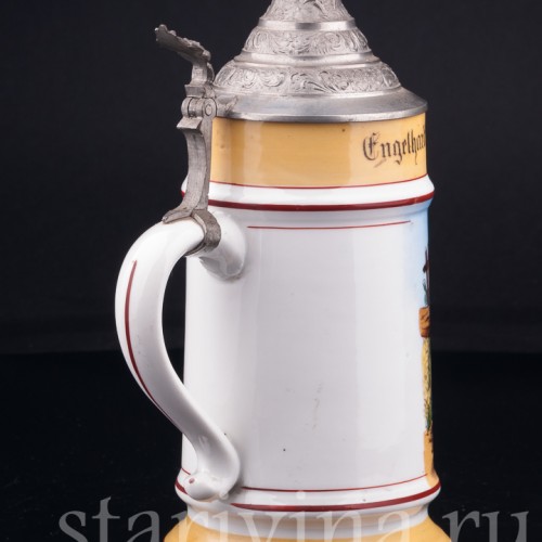 Старинная Кружка "Проводы" 1/2 л, Германия, нач. 20 в.