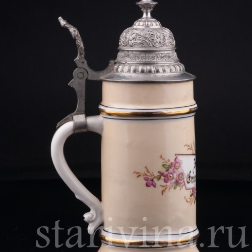 Кружка "На память" 1/2 л, Германия, нач. 20 в