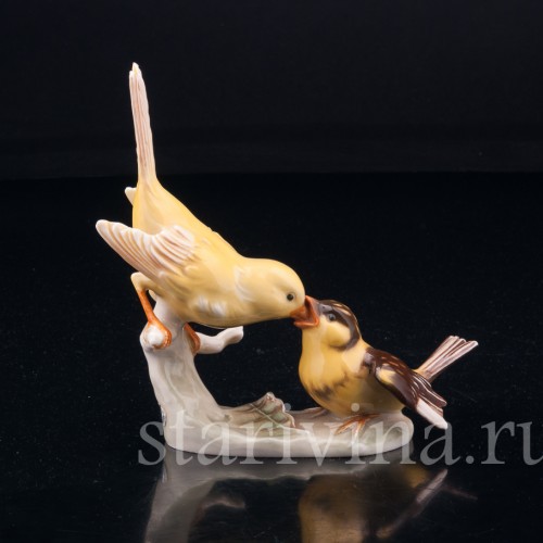 Канарейка с птенцом, Goebel, Германия, 1967 г