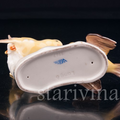 Канарейка с птенцом, Goebel, Германия, 1967 г