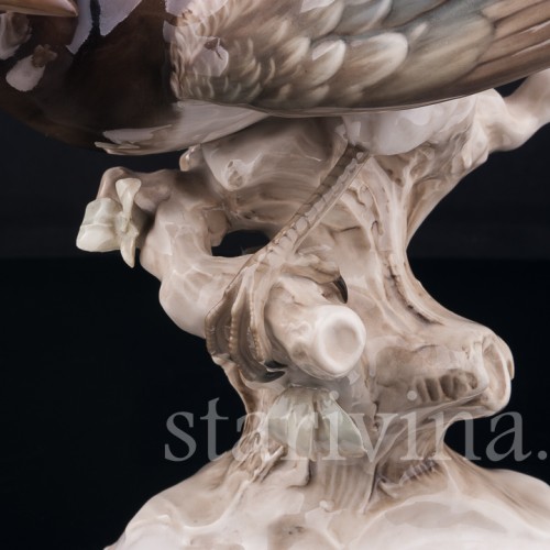 Фарфорвая статуэтка птицы Сорока, Hutschenreuther, Германия, 1955-69 гг.