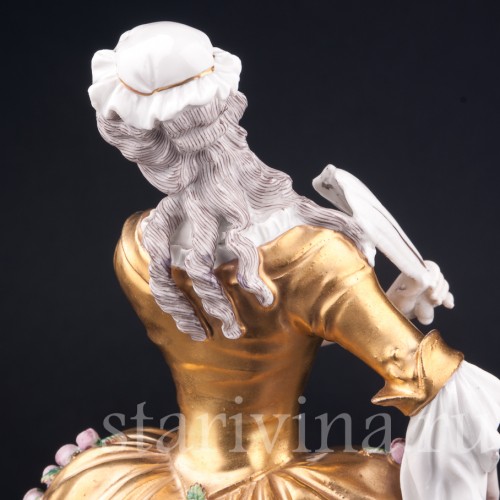 Дама с веером, Sevres, Франция, нач. 20 в