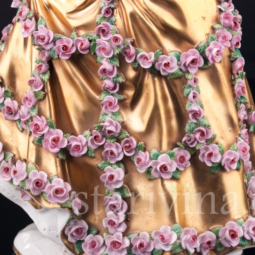 Дама с веером, Sevres, Франция, нач. 20 в