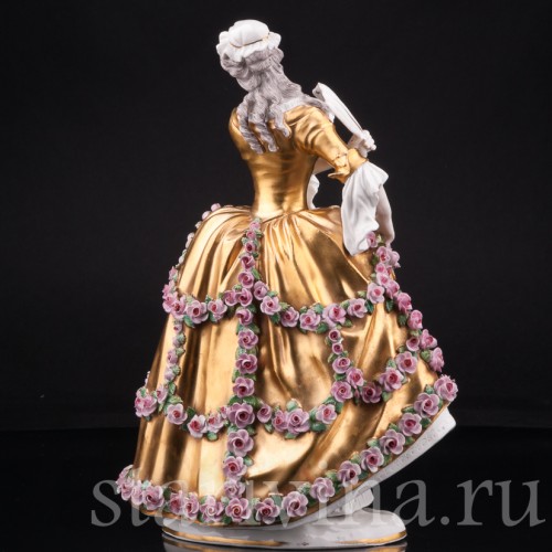Дама с веером, Sevres, Франция, нач. 20 в