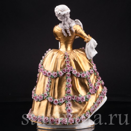 Дама с веером, Sevres, Франция, нач. 20 в
