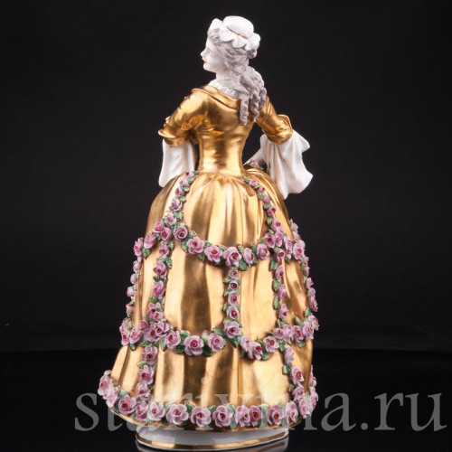 Дама с веером, Sevres, Франция, нач. 20 в