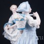 Статуэтка из фарфора Пара в голубом, Франция, 19 в.