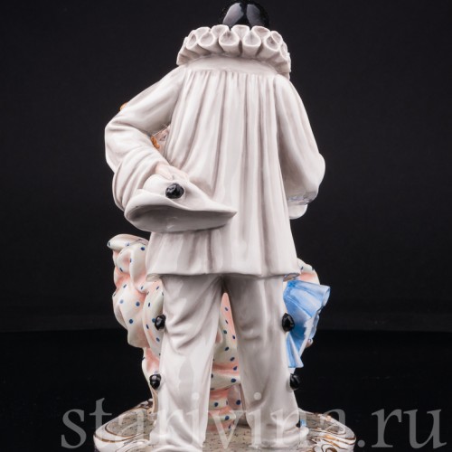 "Долгожданное письмо", Пьеро и Коломбина, Capodimonte, Италия, сер. 20 в