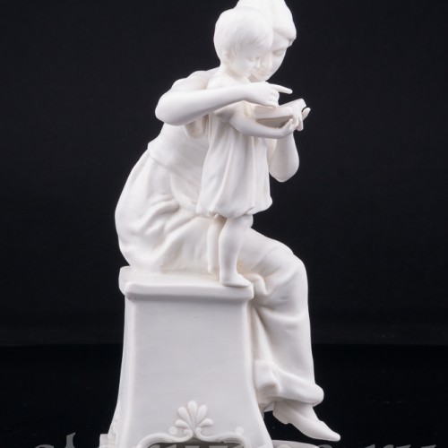 Старинная фарфоровая композиция "Первая книга", Scheibe-Alsbach, Германия, нач. 20 в.